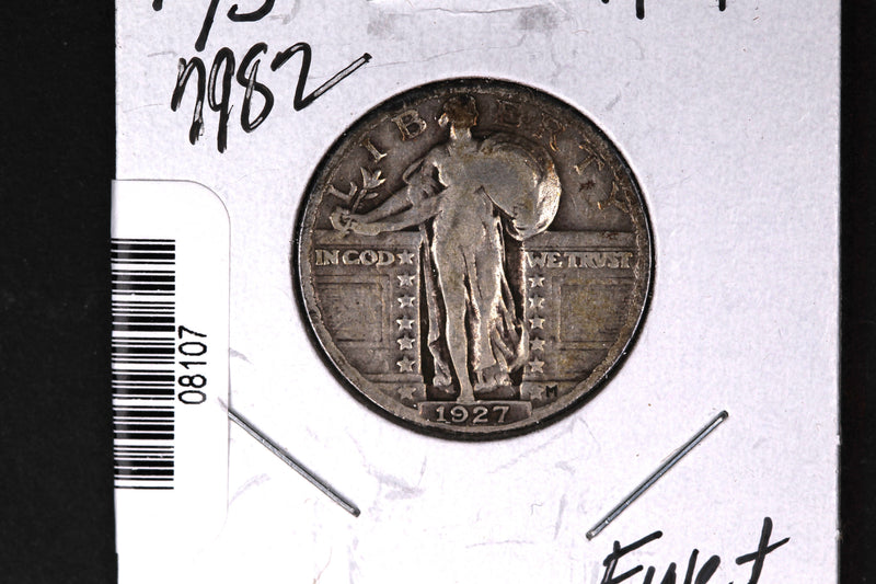 1927 Standing Liberty Quarter. Affordable Collectible Coin. Store