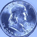 1954 Franklin Half Dollar, Gem Uncirculated Collectible Coin. Store