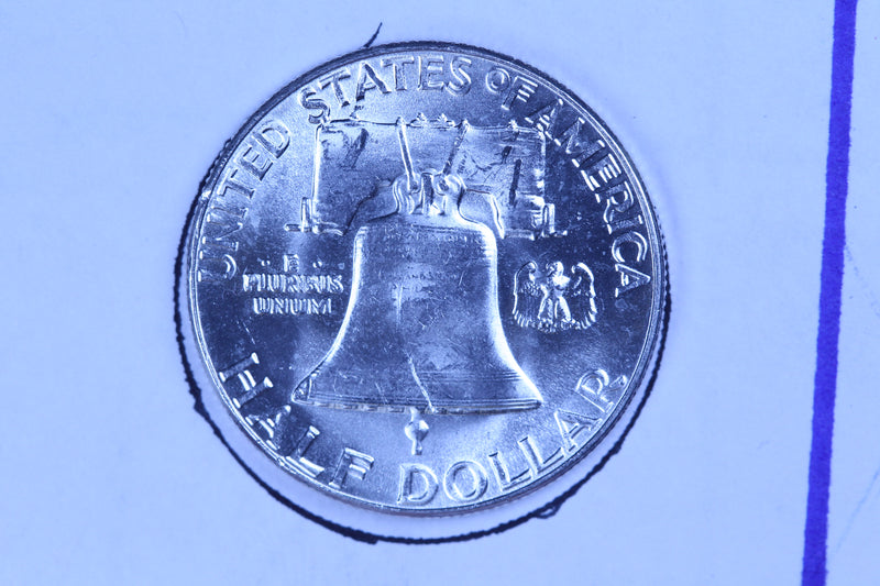 1954 Franklin Half Dollar, Gem Uncirculated Collectible Coin. Store