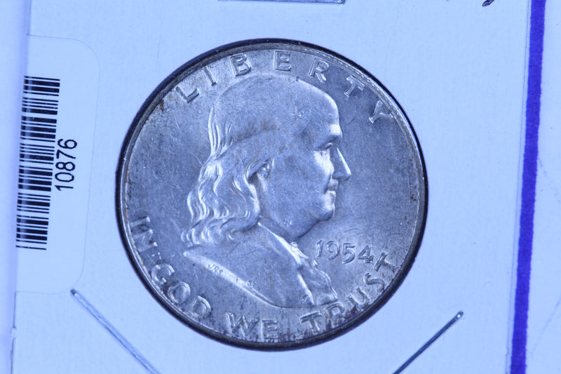 1954-D Franklin Half Dollar, Affordable Circulated Collectible Coin. Store