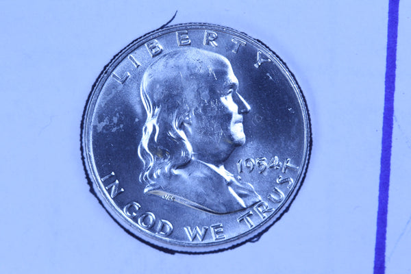 1954-D Franklin Half Dollar, Gem Uncirculated Collectible Coin. Store #10877