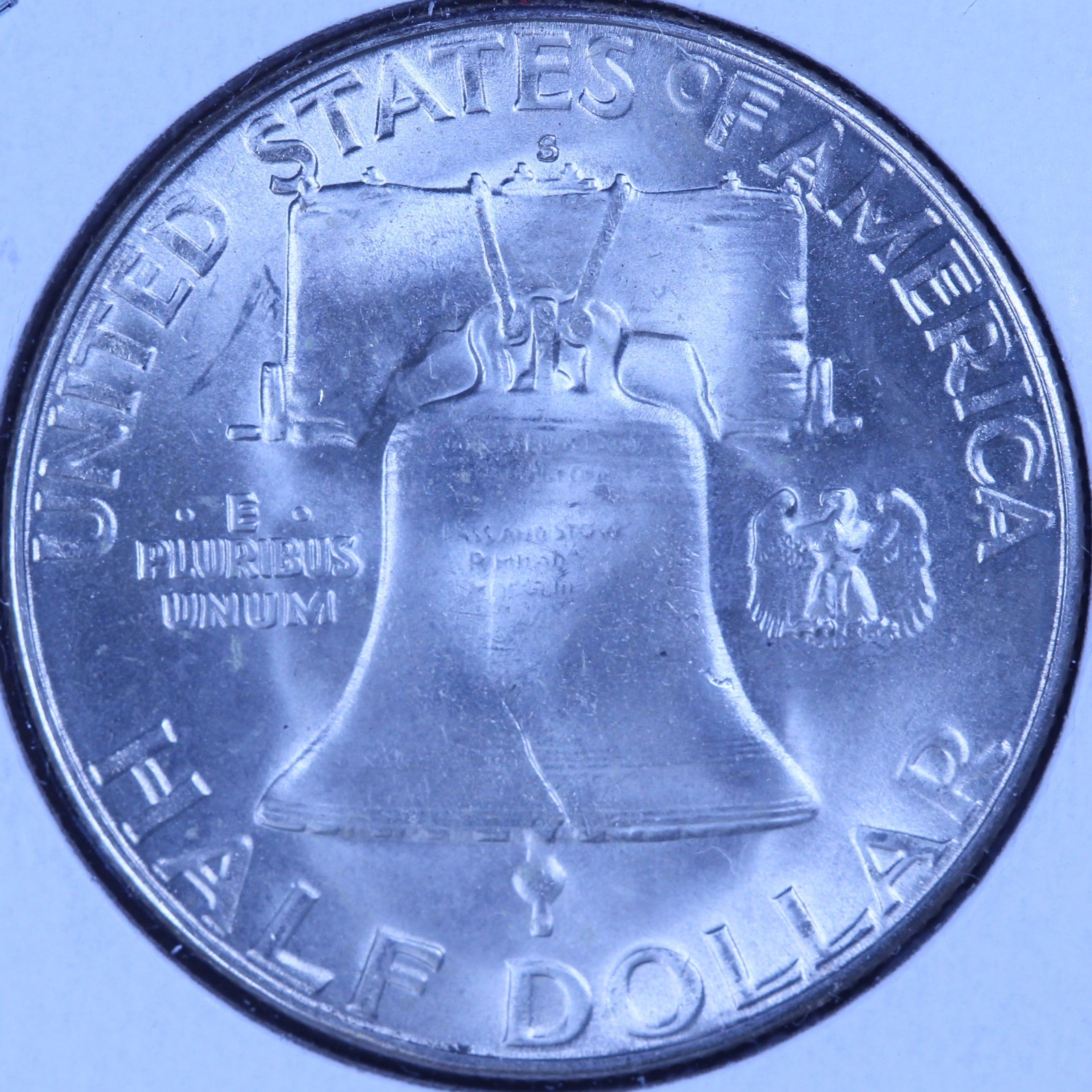 1954-S Franklin Half Dollar, Mint State Uncirculated Coin, Store #10879