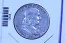 1957 Franklin Half Dollar, Affordable Circulated Collectible Coin. Store