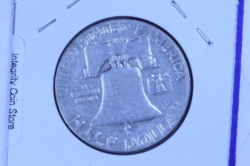 1957 Franklin Half Dollar, Affordable Circulated Collectible Coin. Store