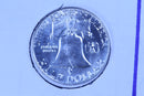 1958-D Franklin Half Dollar, Affordable Uncirculated Coin. Store Sale