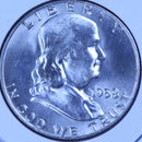 1958-D Franklin Half Dollar, Gem Mint State Coin, Store