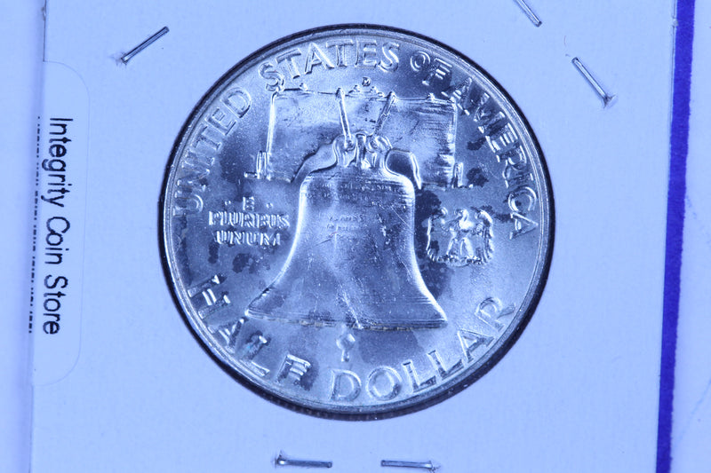 1958-D Franklin Half Dollar, Affordable Uncirculated Coin. Store Sale