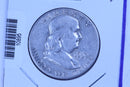 1959-D Franklin Half Dollar, Affordable Circulated Coin. Store Sale