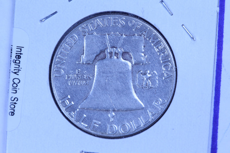 1961 Franklin Half Dollar, Affordable Circulated Coin. Store Sale