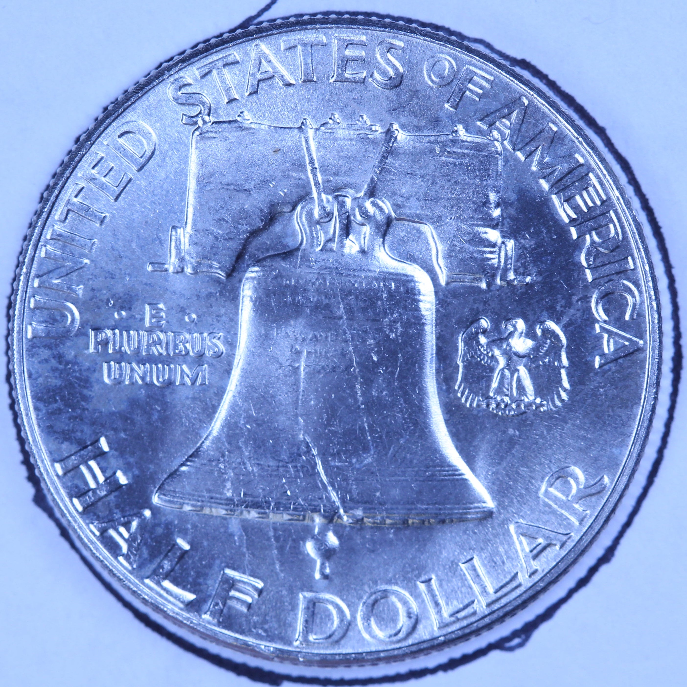 1961 Franklin Half Dollar, Mint State Uncirculated Coin. Store #10901