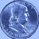 1962 Franklin Half Dollar, Affordable Uncirculated Coin. Store Sale