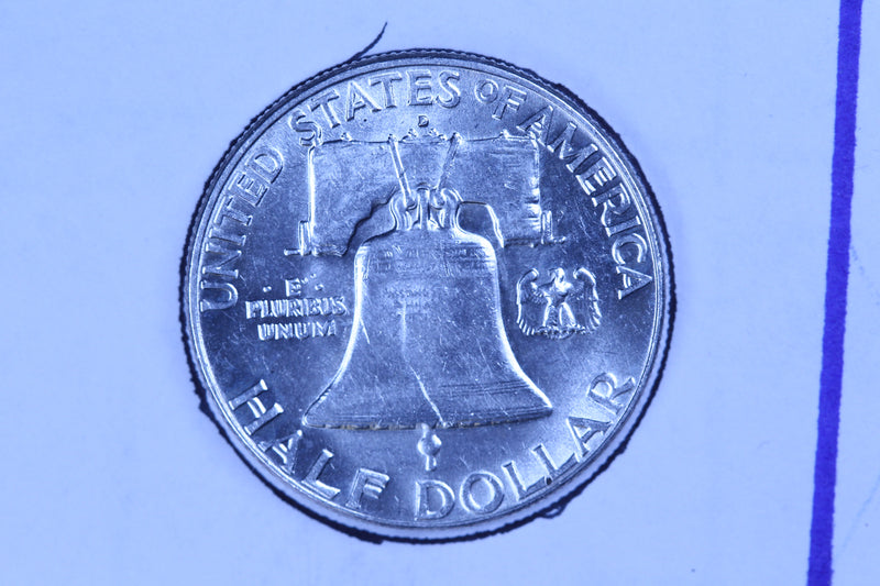 1962-D Franklin Half Dollar, Affordable Uncirculated Coin. Store Sale