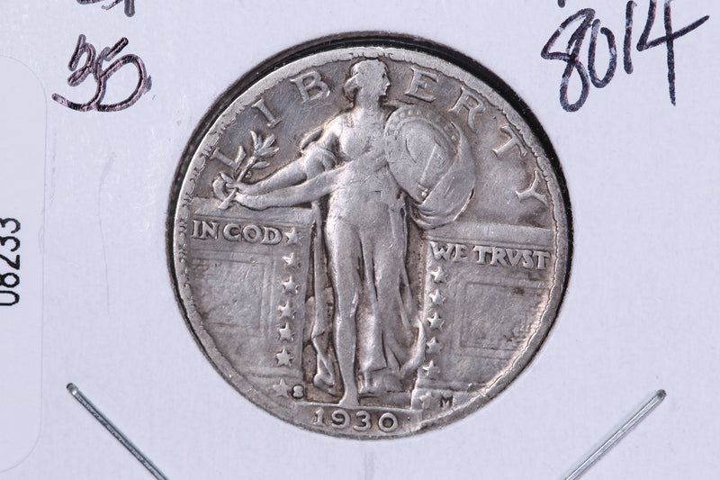 1930-S Standing Liberty Quarter. Affordable Circulated Collectable Coin. Store
