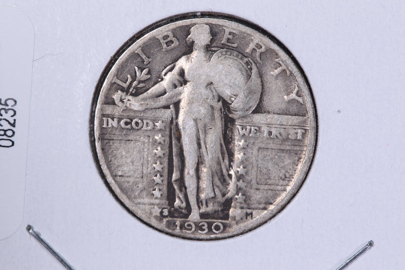1930-S Standing Liberty Quarter. Affordable Circulated Collectable Coin. Store
