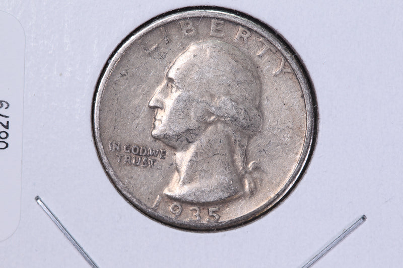 1935-S Washington Quarter. Affordable Circulated Collectable Coin. Store