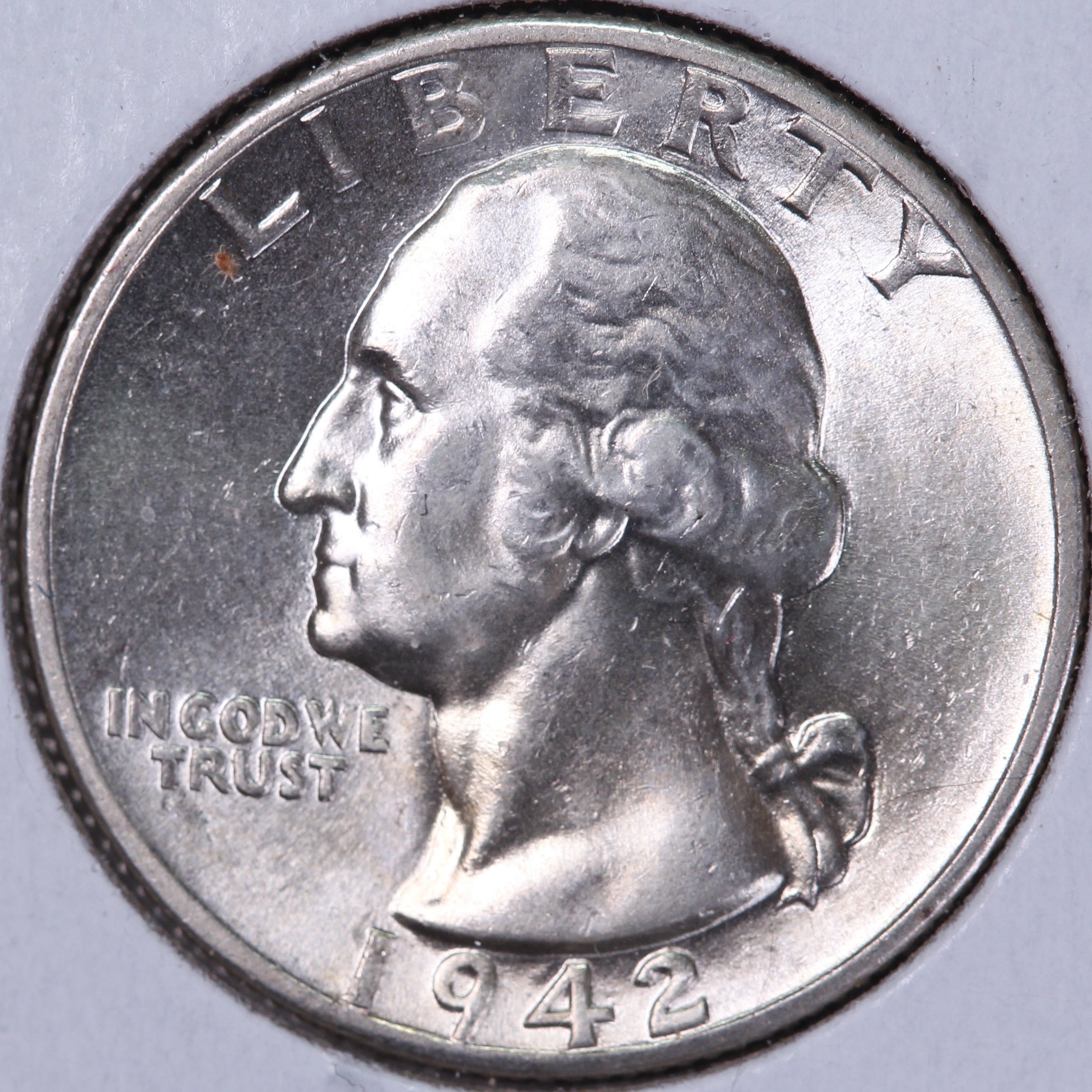 1942 Washington Quarter. Affordable Circulated Collectable Coin. Store # 08350