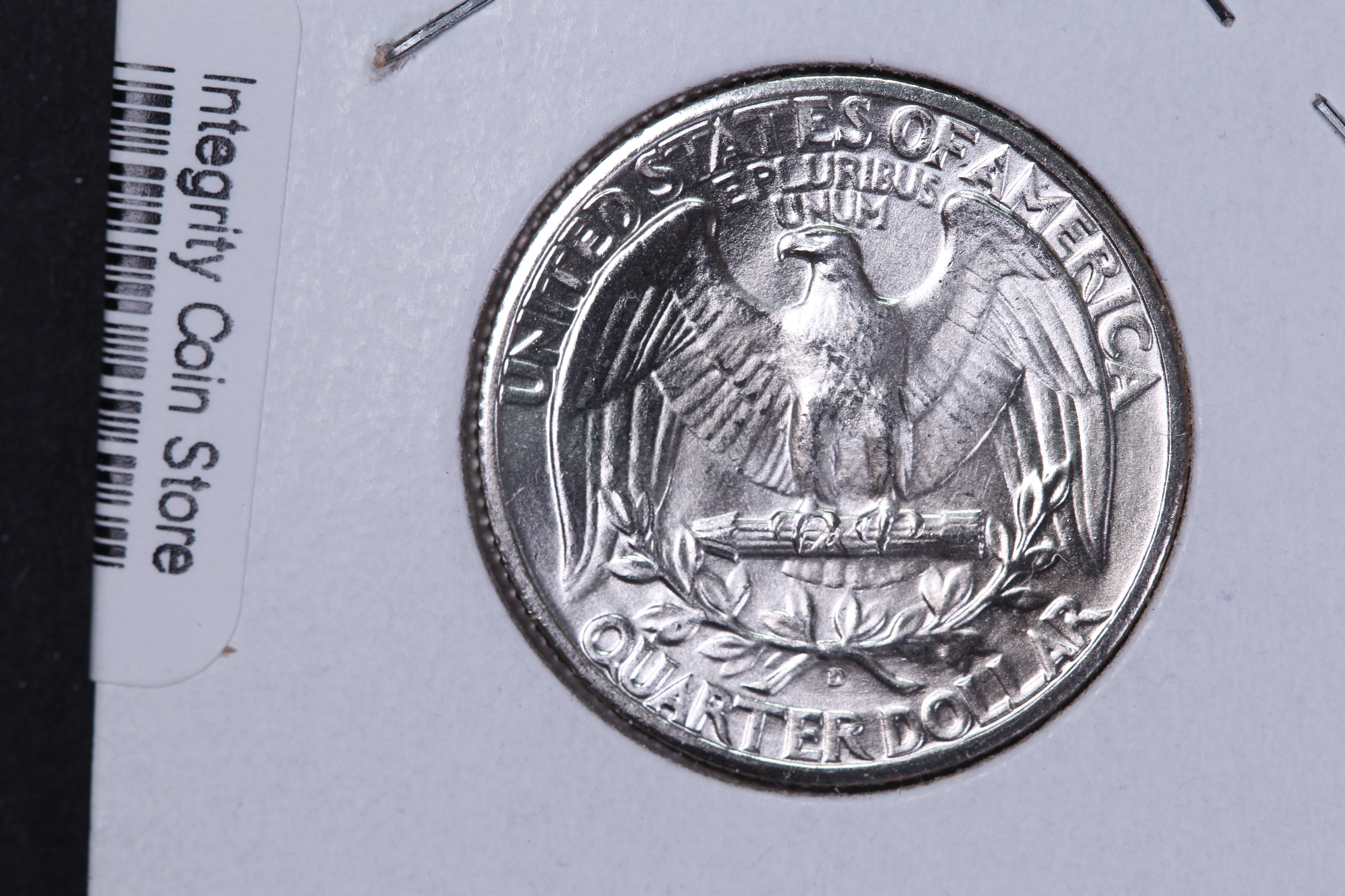 1944-D Washington Quarter. Uncirculated Collectable Coin. Store # 08390