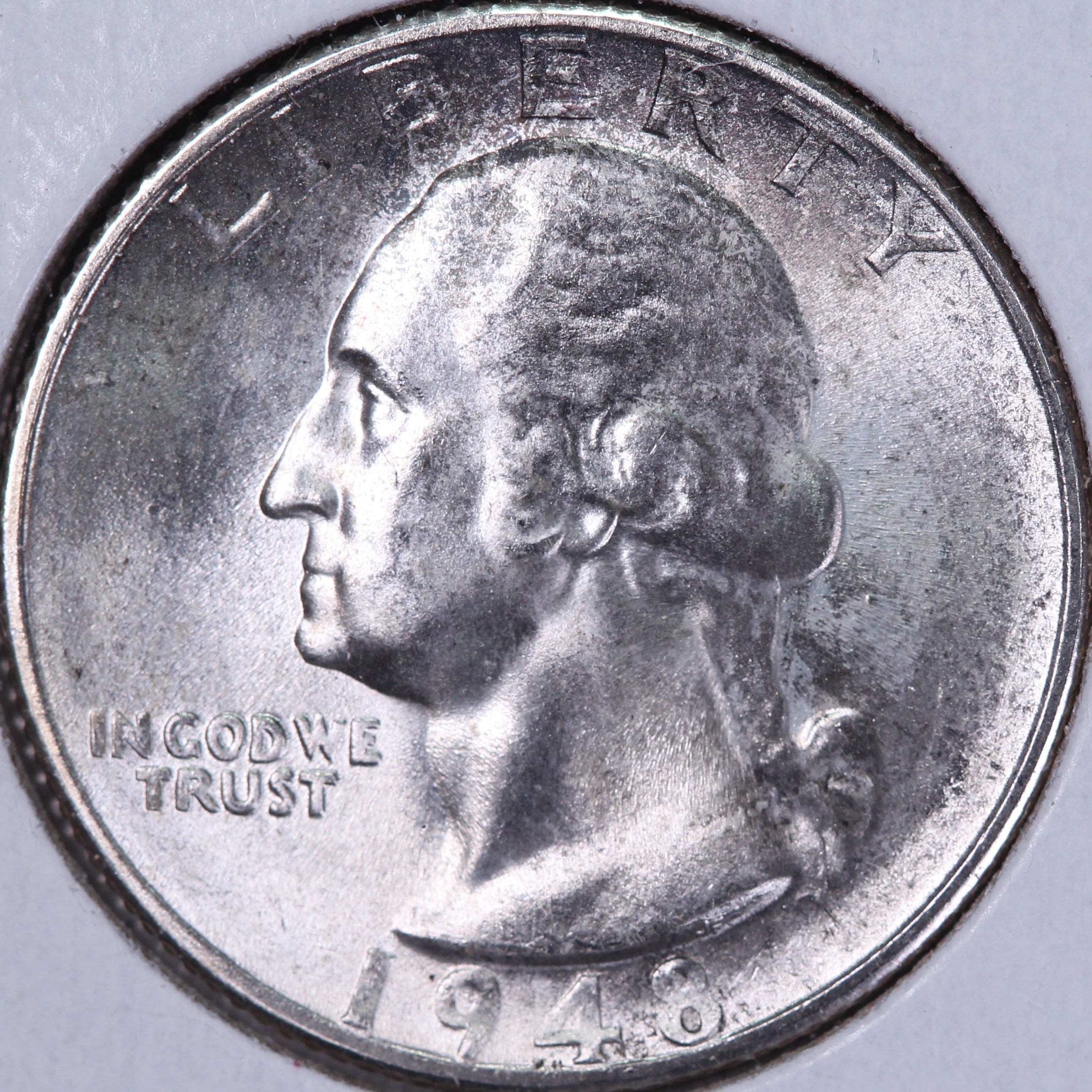 1948-S Washington Quarter. Affordable Circulated Collectable Coin. Store # 08448