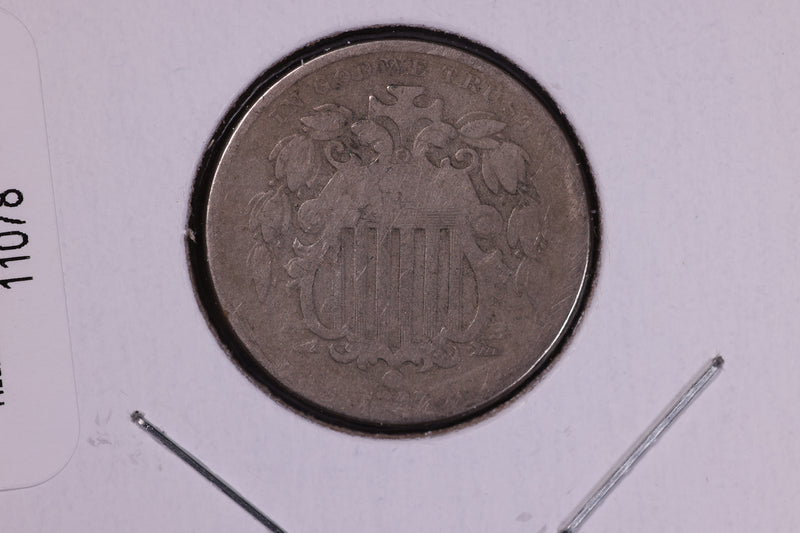 1868 Shield Nickel. Circulated Collectible Coin. Store