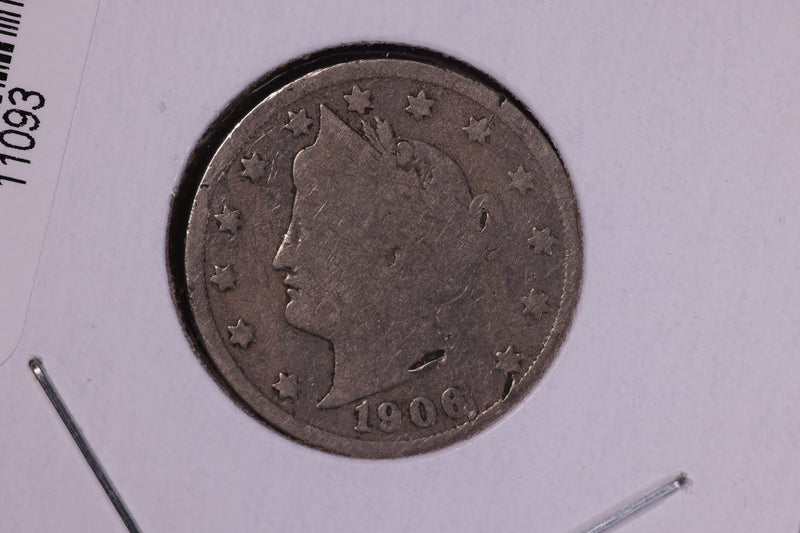 1906 Liberty Nickel. Circulated Collectible Coin. Store