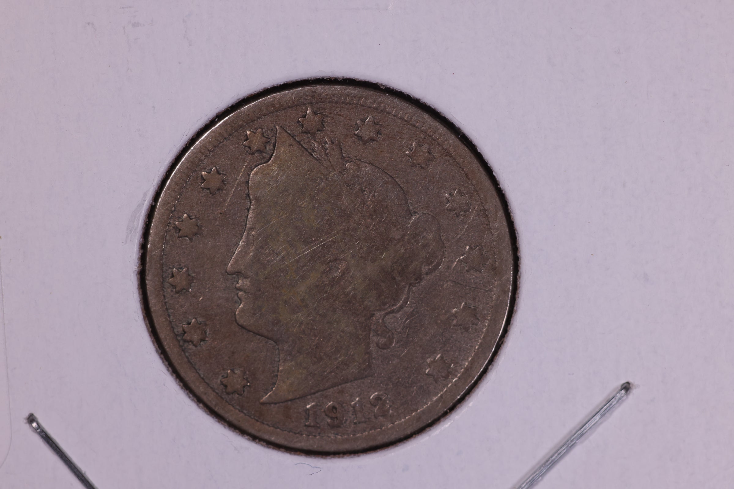 1912-D Liberty Nickel. Circulated Collectible Coin. Store #11104