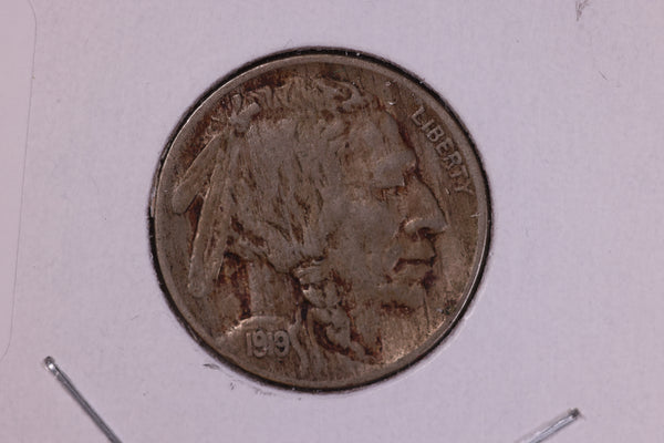 1919 Buffalo Nickel. Affordable Circulated Coin.  Store #11113