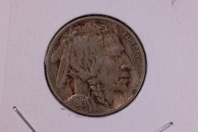 1919 Buffalo Nickel. Affordable Circulated Coin.  Store