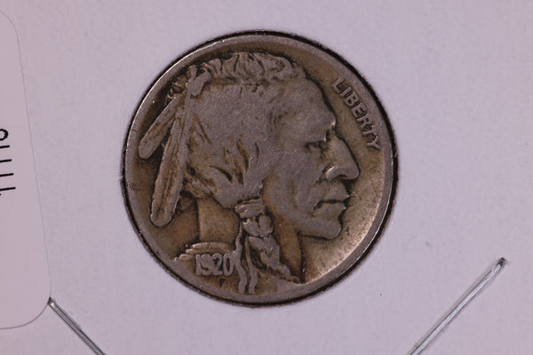 1920 Buffalo Nickel. Affordable Circulated Coin.  Store #11116