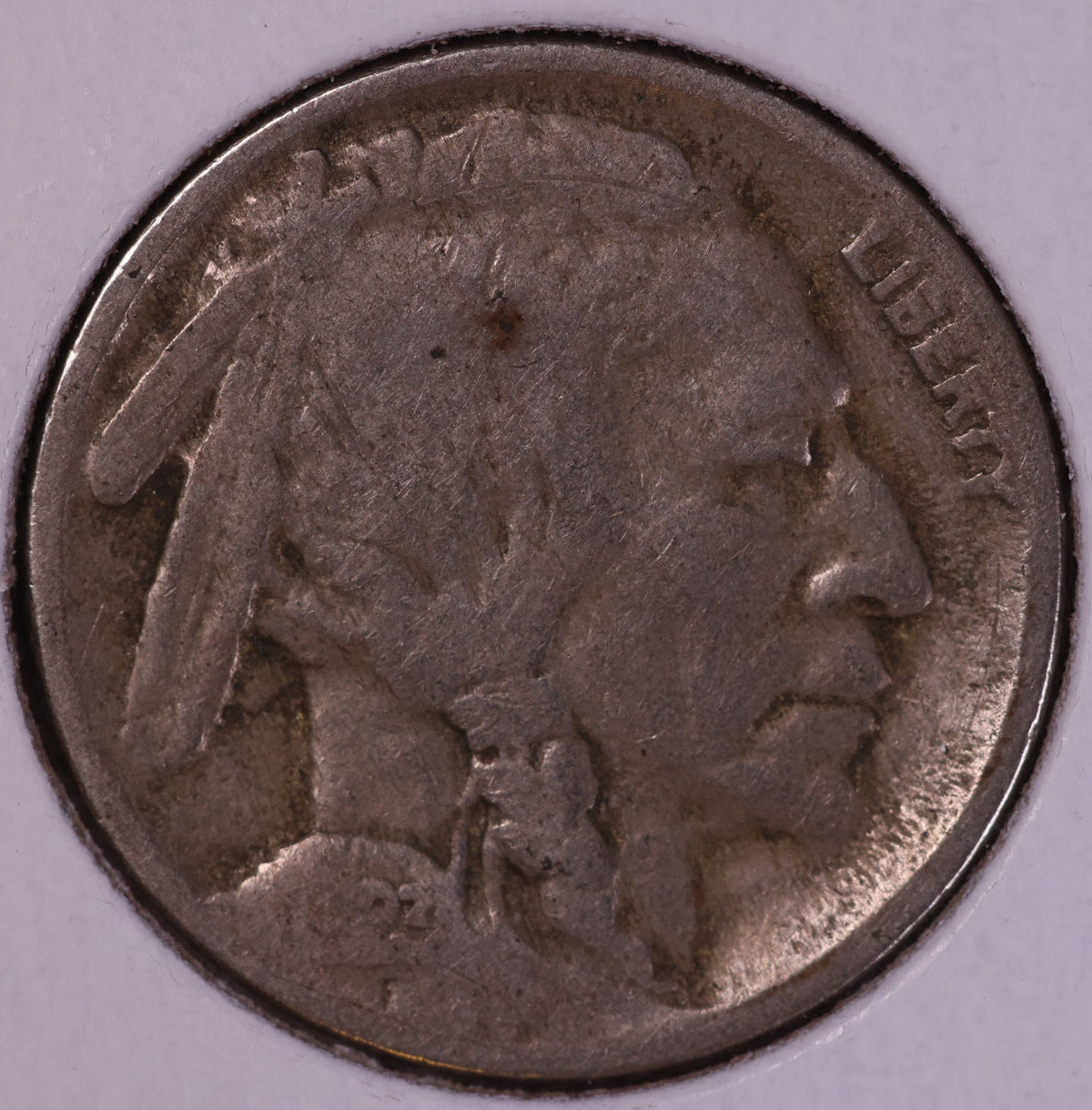 1923 Buffalo Nickel. About Good Circulated Coin.  Store #NL809