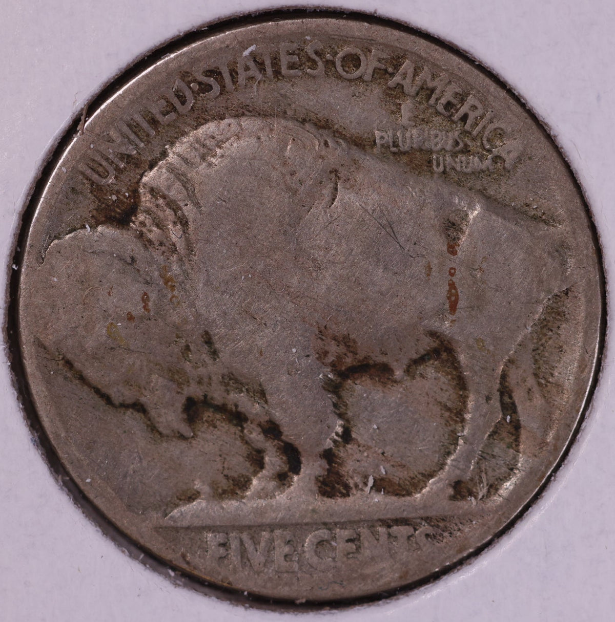 1925-D Buffalo Nickel. Good Circulated Coin.  Store #NL825