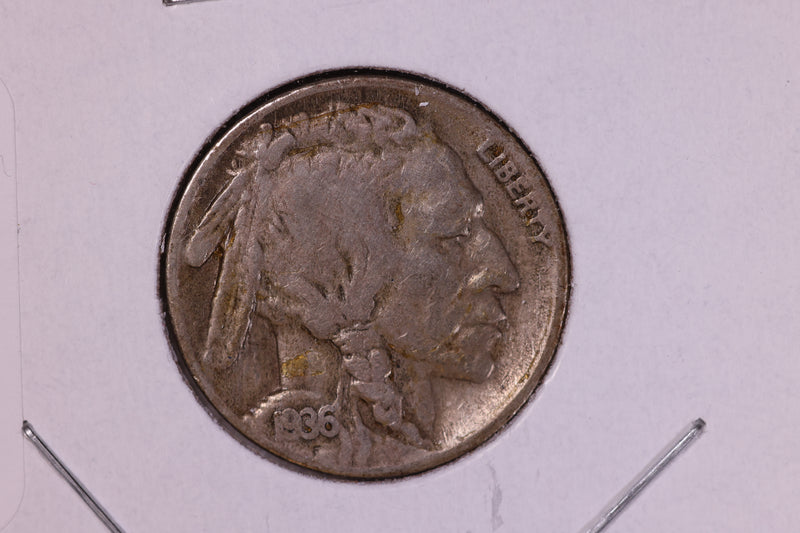 1936-S Buffalo Nickel. Affordable Circulated Coin.  Store
