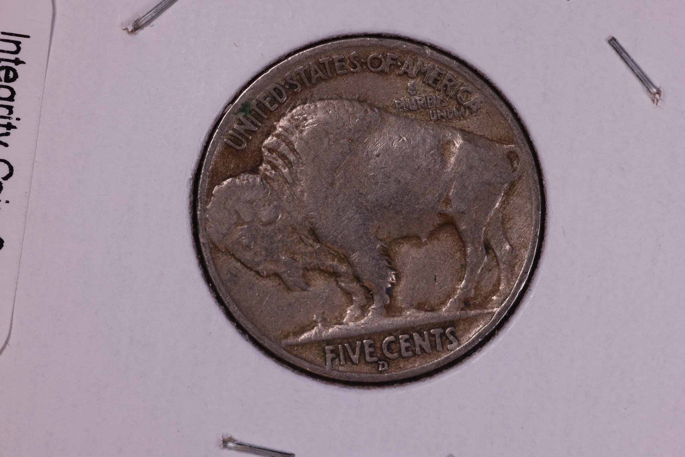 1938-D Buffalo Nickel. Affordable Circulated Coin.  Store #11160
