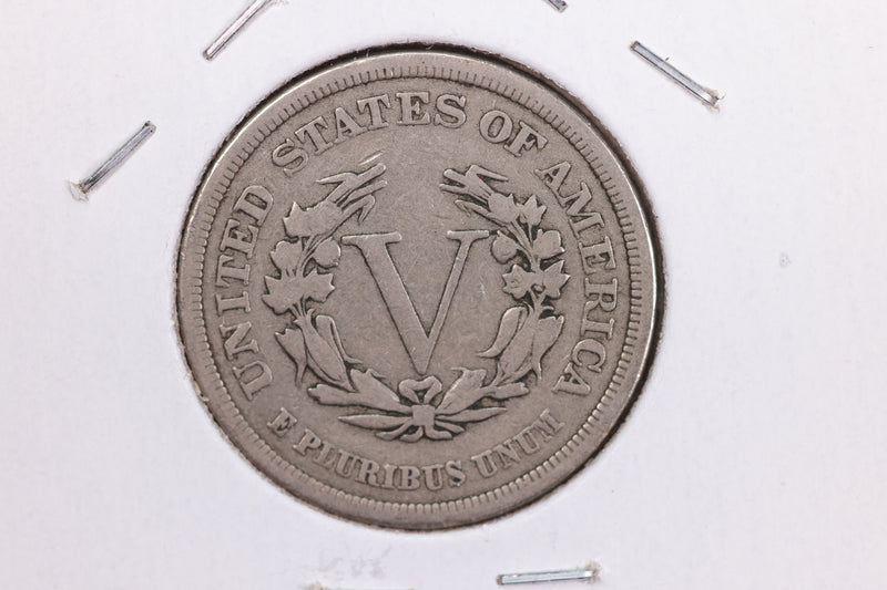 1883 Liberty Nickel, Circulated Collectible Coin, No Cents. Store