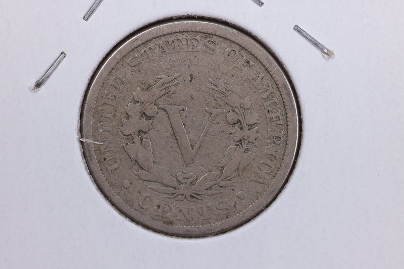 1887 Liberty Nickel, Circulated Collectible Coin. Store