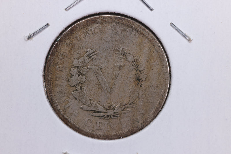 1888 Liberty Nickel, Circulated Collectible Coin. Store