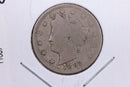 1892 Liberty Nickel, Circulated Collectible Coin. Store
