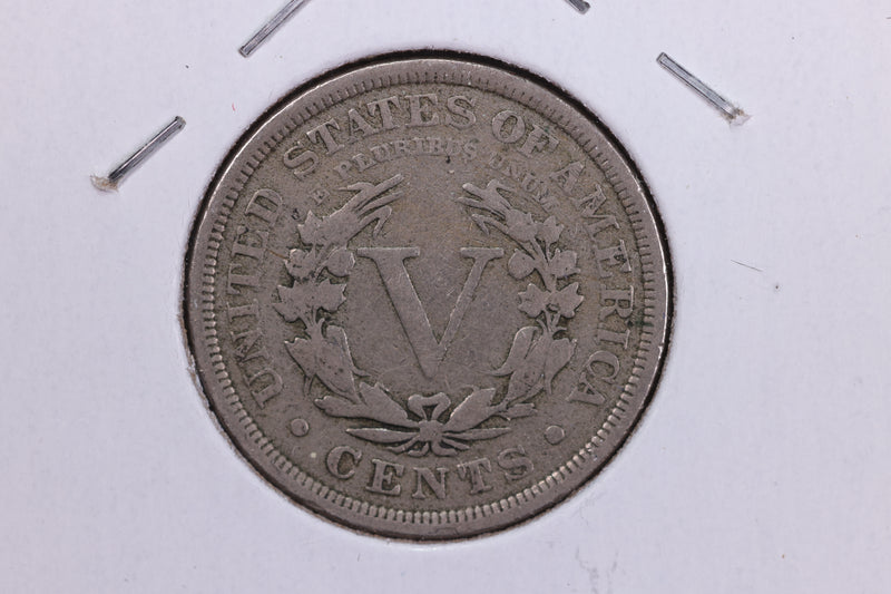 1906 Liberty Nickel, Circulated Collectible Coin. Store