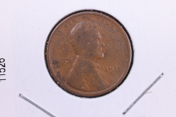 1917-D Lincoln Wheat Small Cent.  Affordable Collectible Coin. Store # 11526
