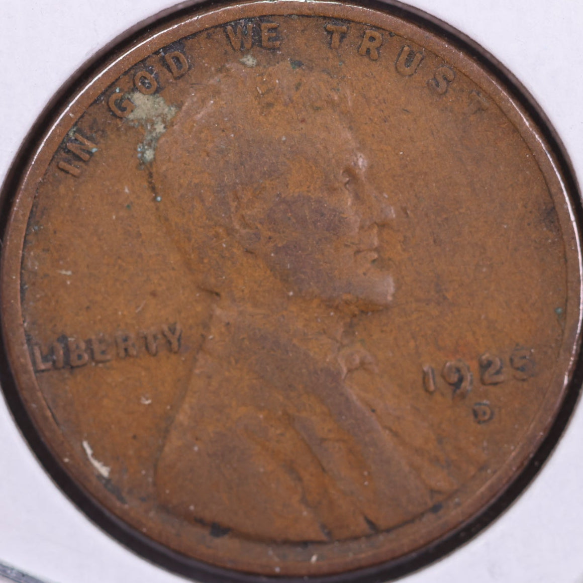 1925-D Lincoln Cent, Fine Circulated Coin. Store #11746