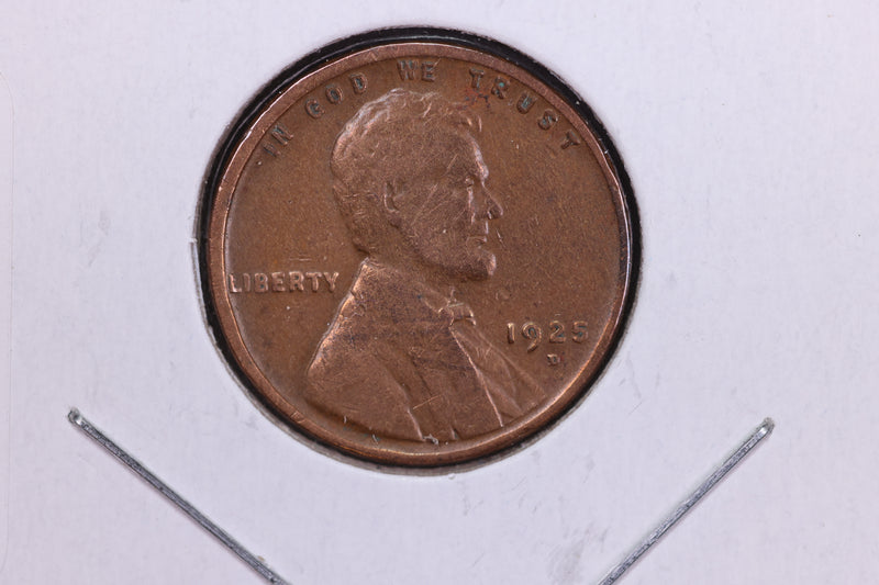 1925-D Lincoln Wheat Small Cent.  Affordable Collectible Coin. Store