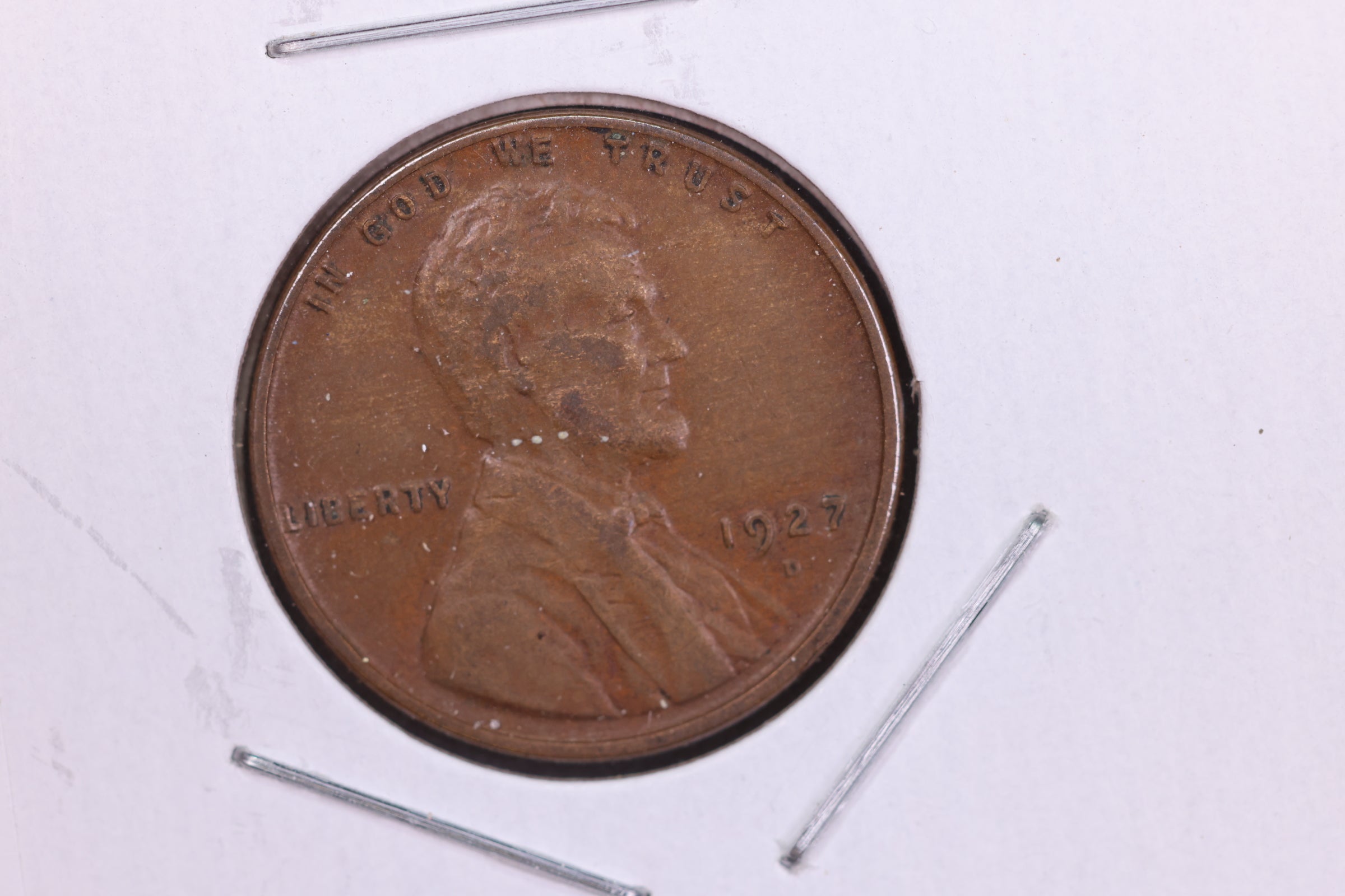 1927-D Lincoln Wheat Small Cent.  Affordable Collectible Coin. Store # 11752