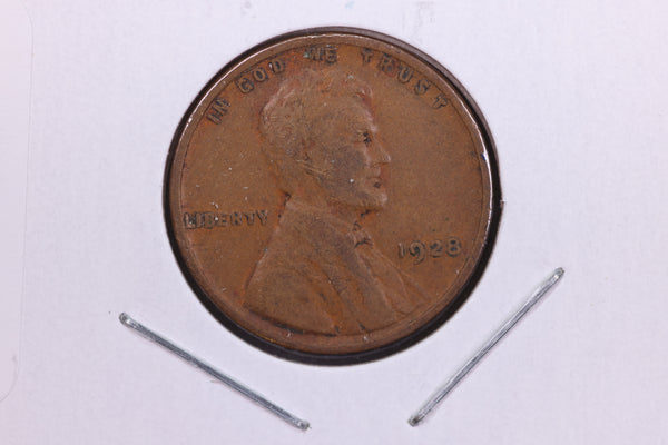 1928 Lincoln Wheat Small Cent.  Affordable Collectible Coin. Store # 11754
