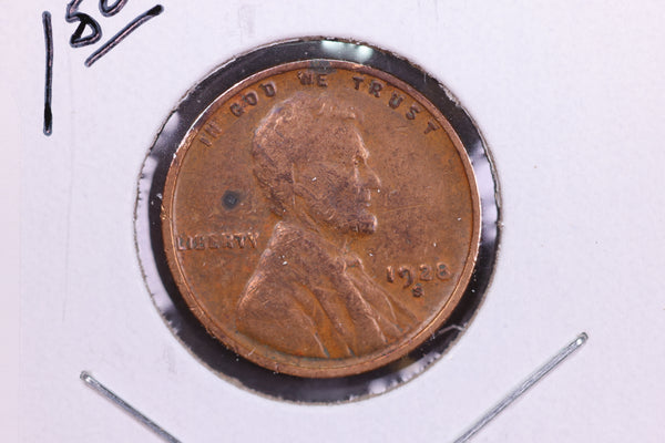 1928-S Lincoln Wheat Small Cent.  Affordable Collectible Coin. Store # 11566