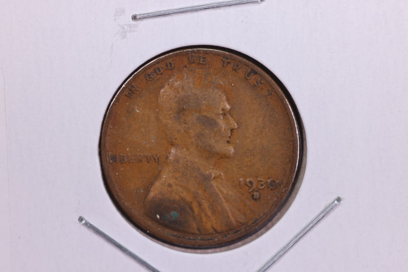 1930-S Lincoln Wheat Small Cent.  Affordable Collectible Coin. Store