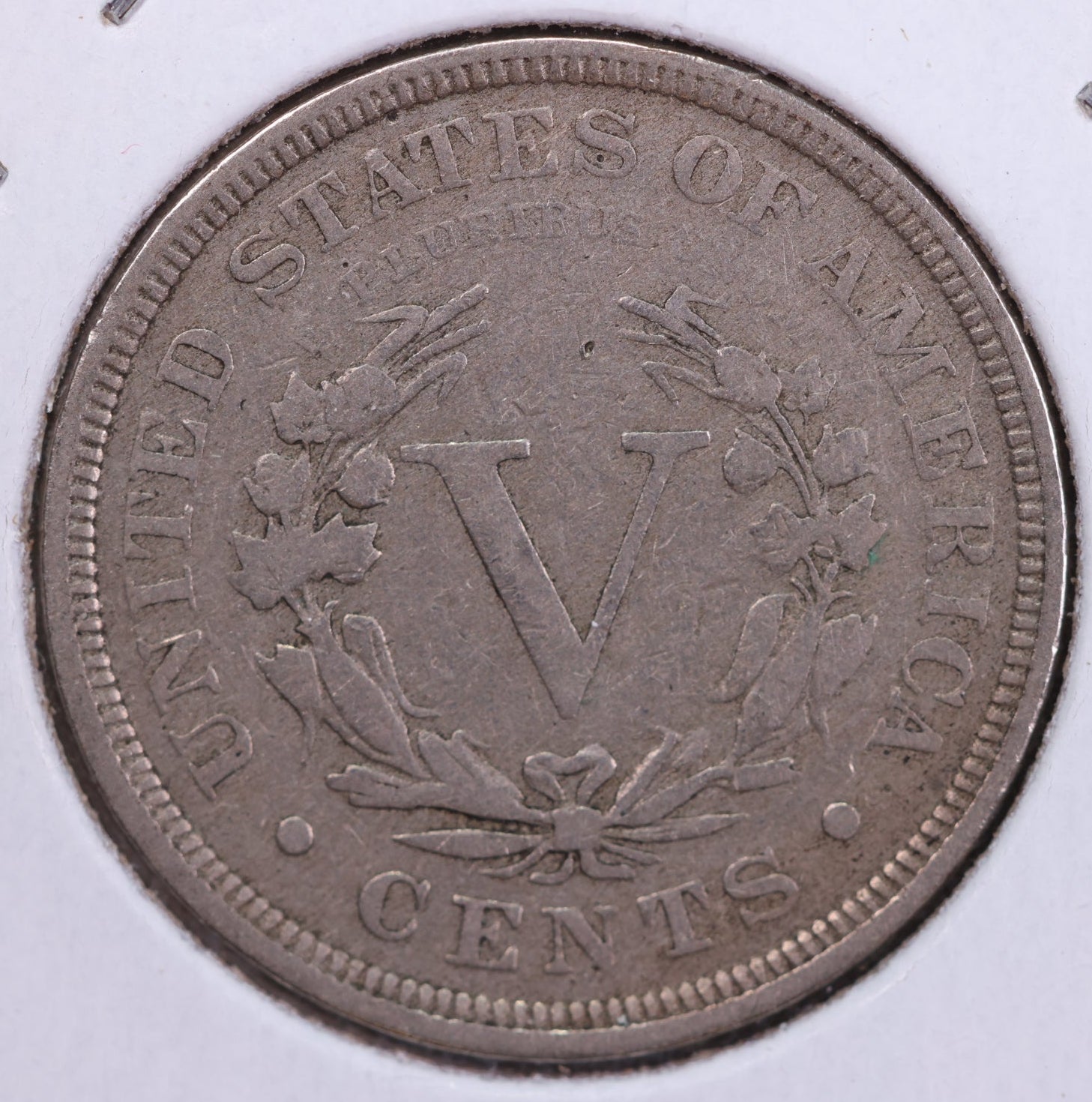 1883 Liberty Nickel, With Cents, Circulated Collectible Coin. Store #11791