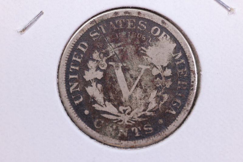 1884 Liberty Nickel, Circulated Collectible Coin. Store