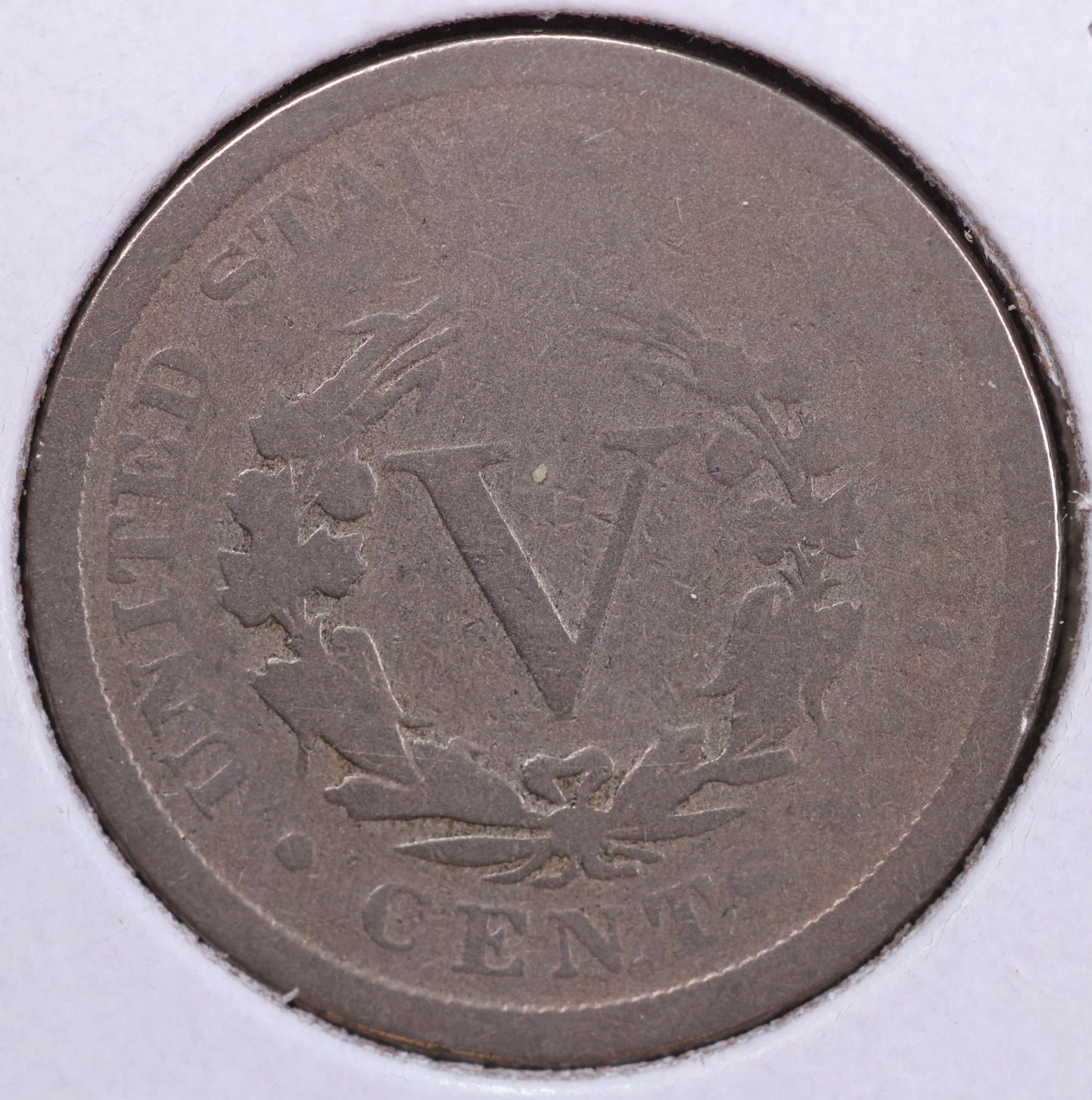 1889 Liberty Nickel, Circulated Collectible Coin. Store #11829