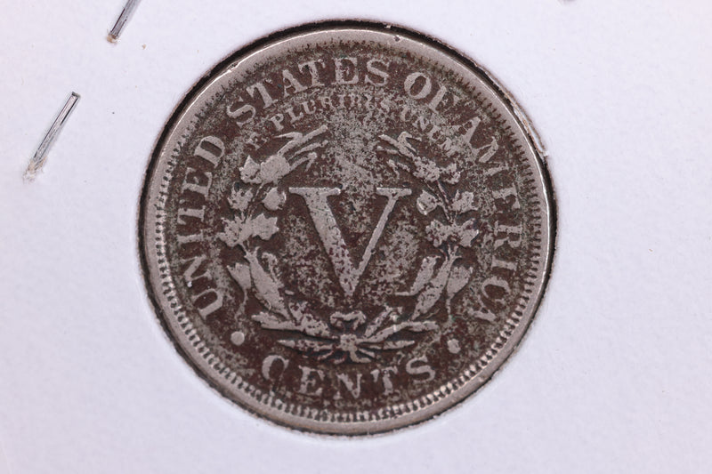 1891 Liberty Nickel, Circulated Collectible Coin. Store