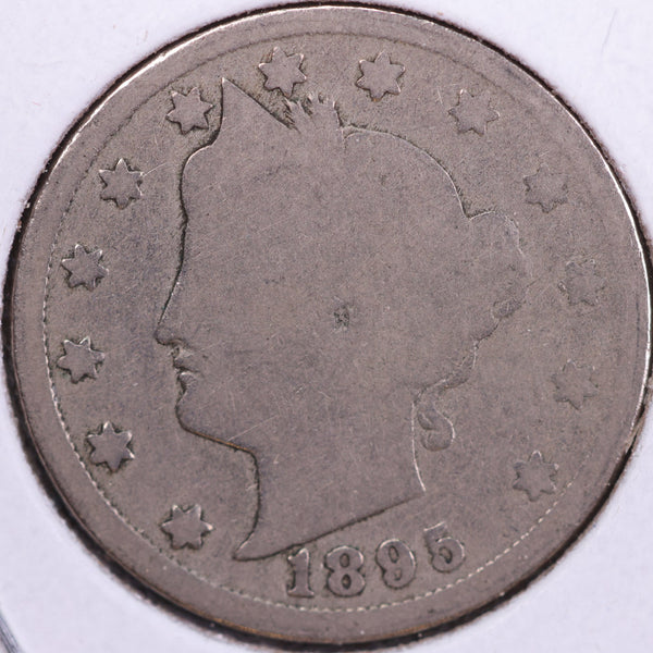 1895 Liberty Nickel, Good Circulated Coin, Store #11836