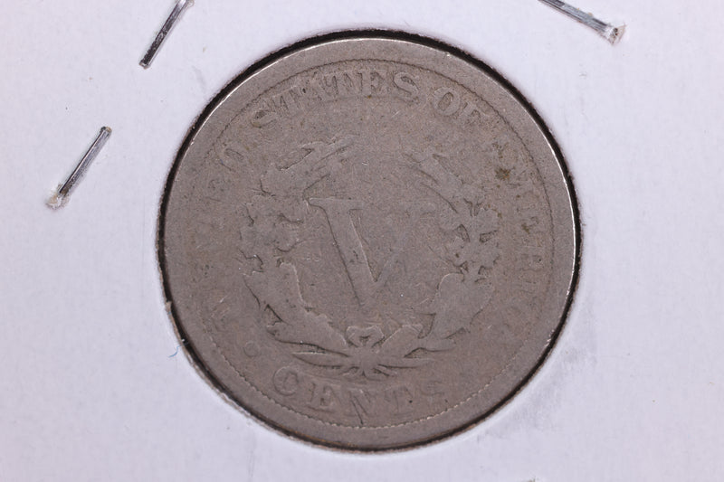 1896 Liberty Nickel, Circulated Collectible Coin. Store